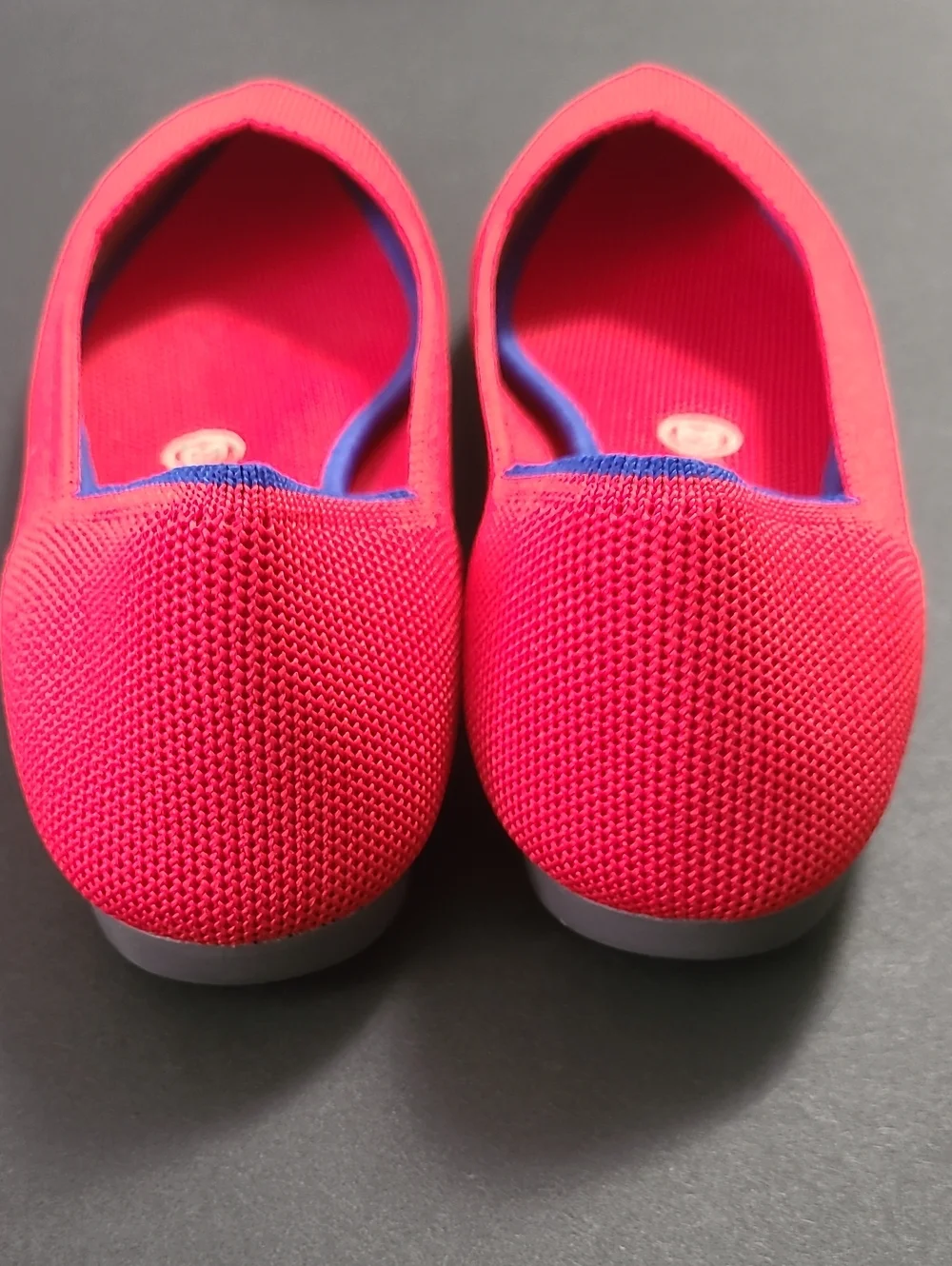 NWOT Rothy's Women's Minimalists Comfy Stylish Popular Modern Chile Red Sz.8 5